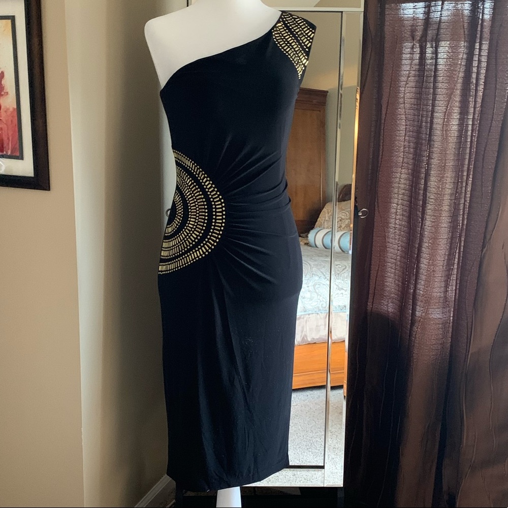 Black and Gold evening dress. NWT